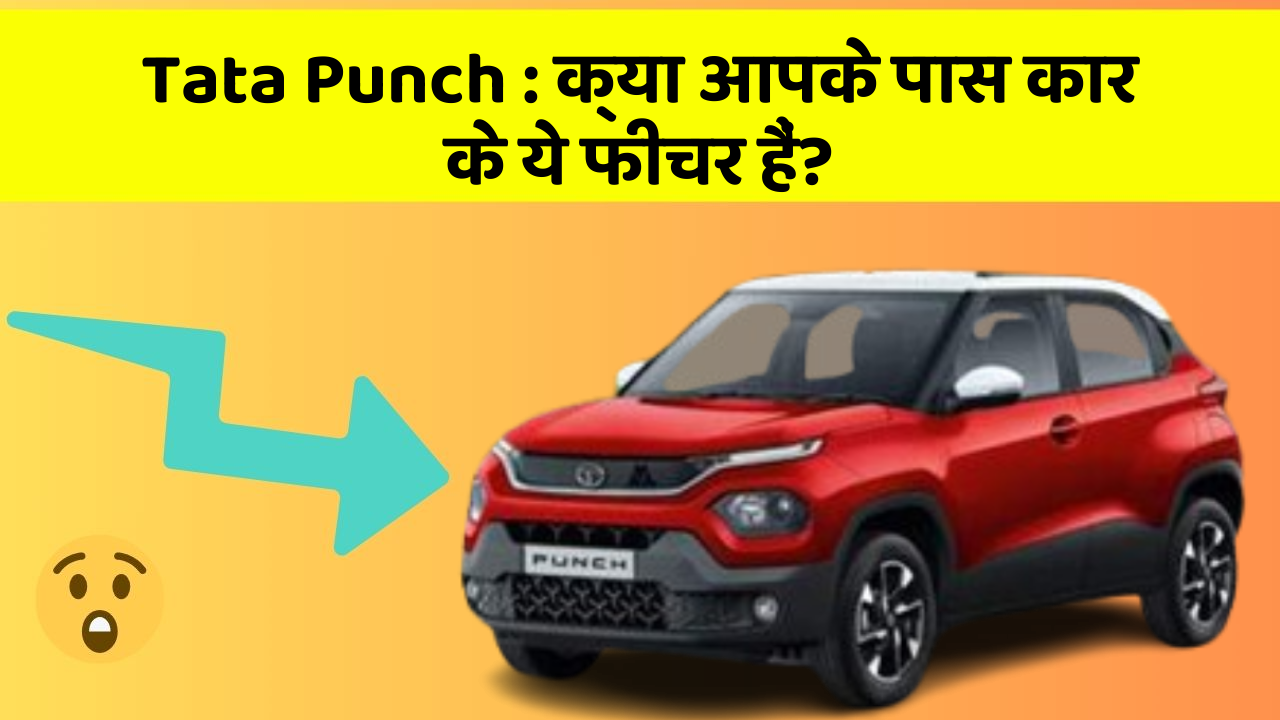 Tata Punch: क्या आपके पास कार के ये फीचर हैं?